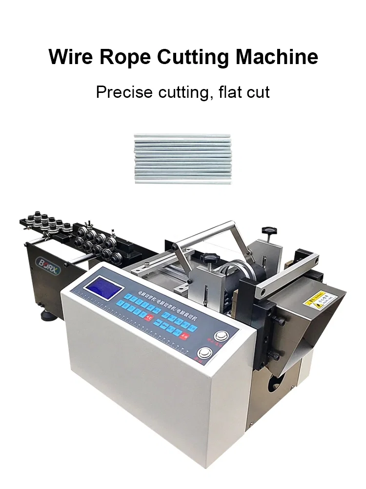  Máquina cortadora de cable de acero, máquina de corte de metal, equipo de corte de enderezamiento de alambre 