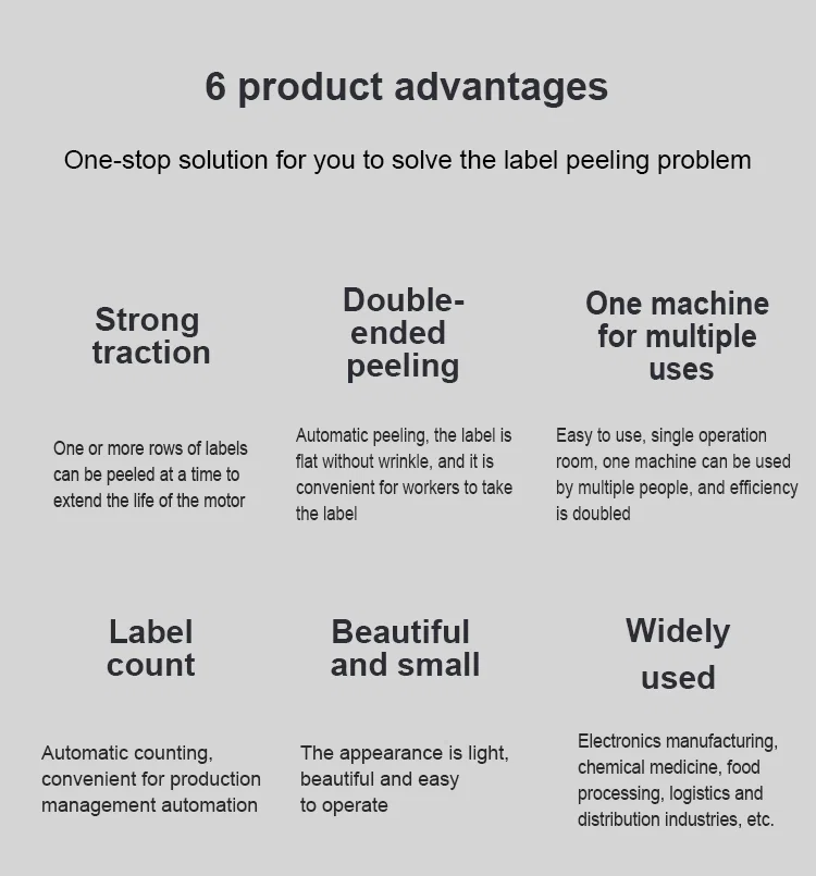 Máquina peladora de etiquetas automática inteligente, máquina cortadora de pegatinas para papel térmico separado, comprar etiqueta automática 