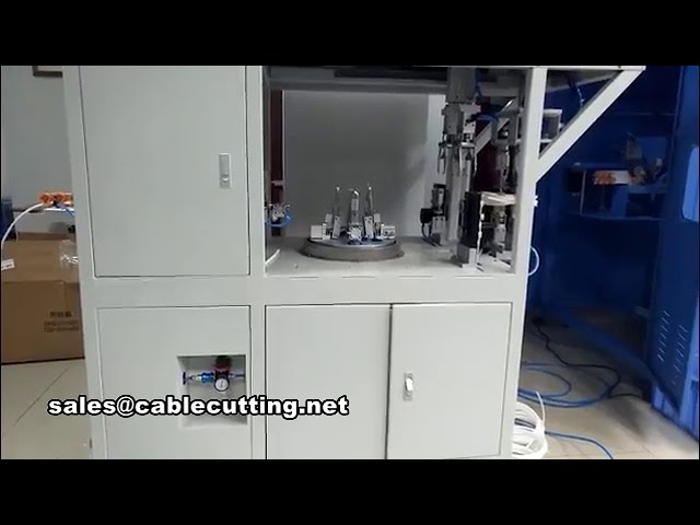 wire tube hose pipe cutting winding and bunding coiling machine