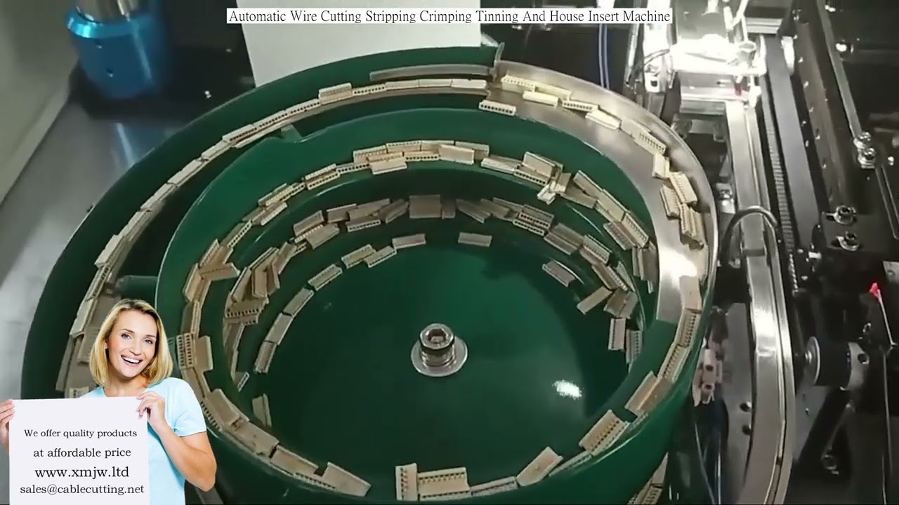 Automatic Wire Cutting Stripping Crimping Tinning And House Insert Machine