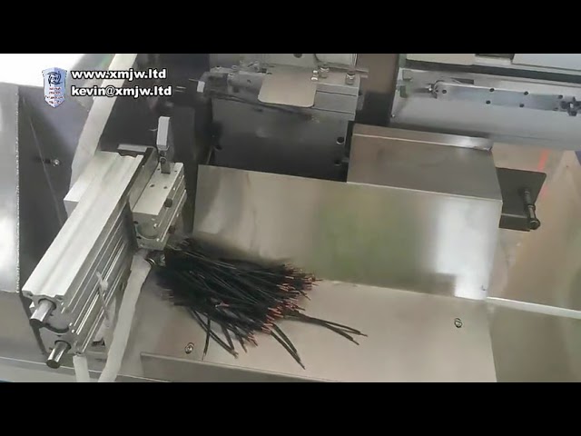 Multi function In One Automatic Wire Cutting Stripping Twisting And Tinning Machine For Round Sheath