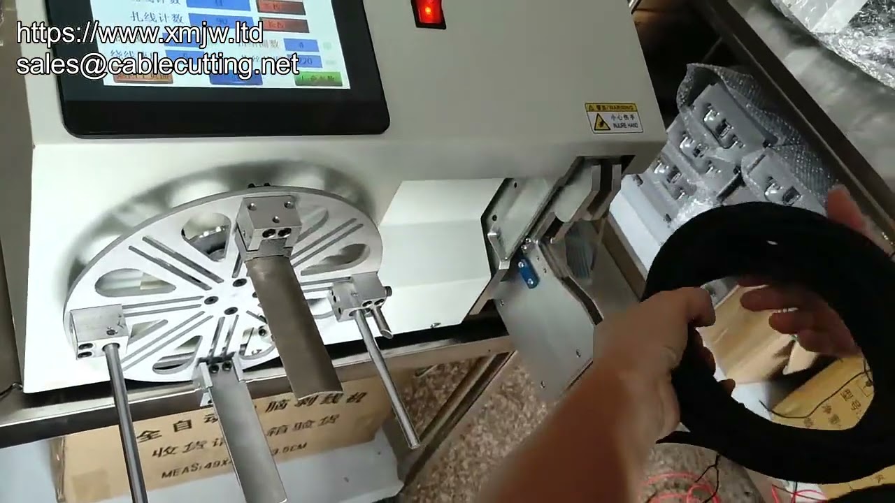 Automatic Feeding Winding Machine binding Wire Machine For USB Data Wire