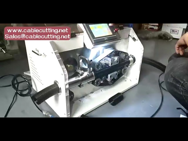 Tube Harness Pipe Bellows Processing Equipment Corrugated Pipe Cutting Machine, Electrical Plastic P