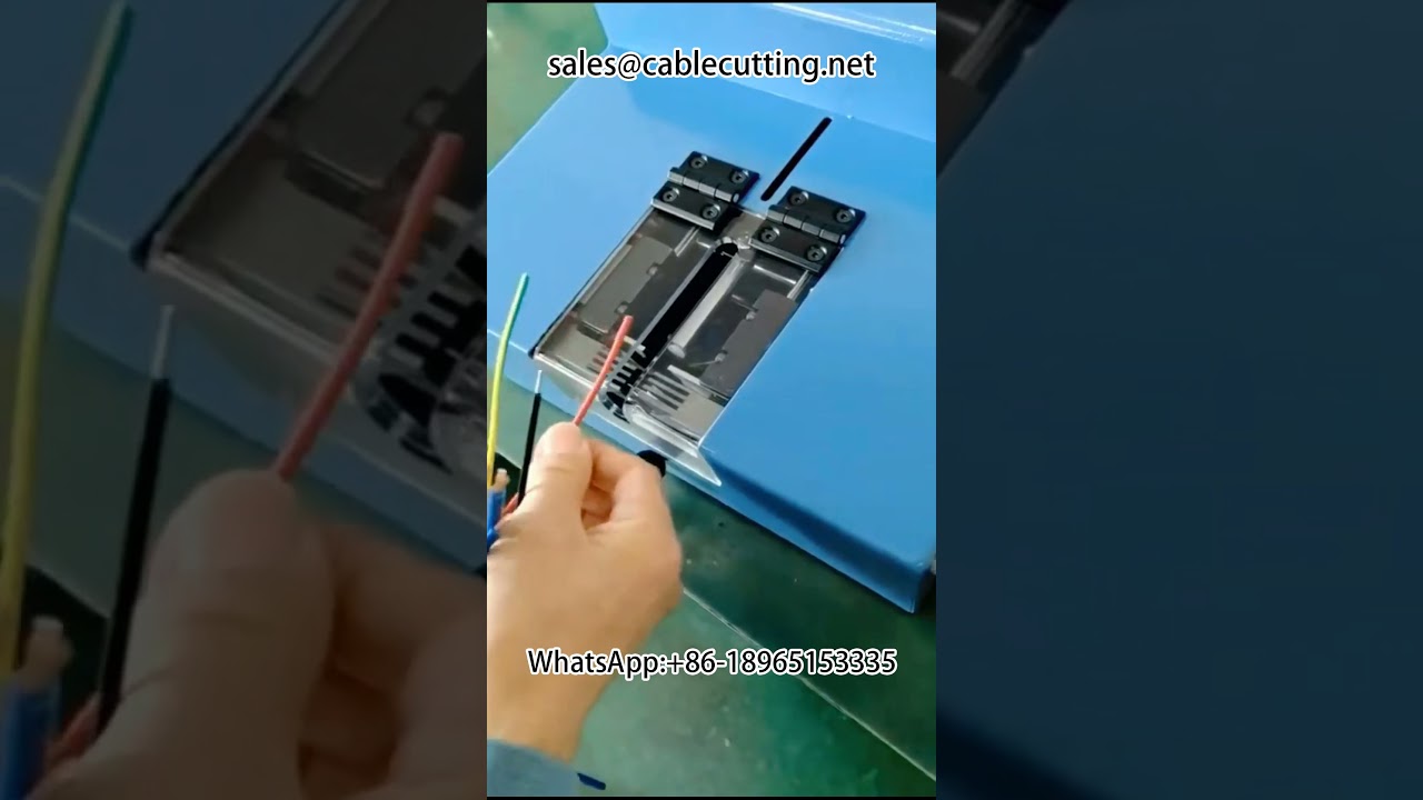 Pure pneumatic size wire universal stripping machine, no need to connect the electricity, wire diame