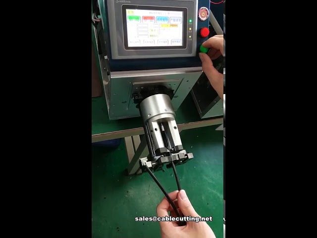 semi automatic coaxial cable stripping machine, coaxial cable stripper
