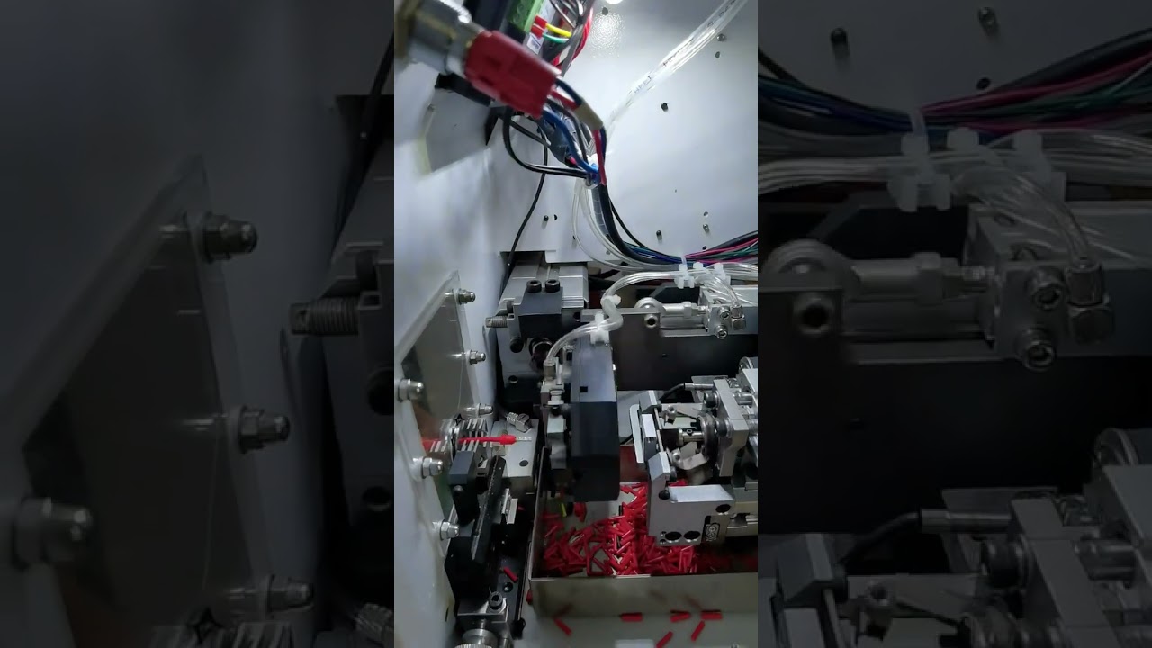 Tube Terminal Crimping Machine Operation Real Shot Video, Suitable for Wires Within 4 Square