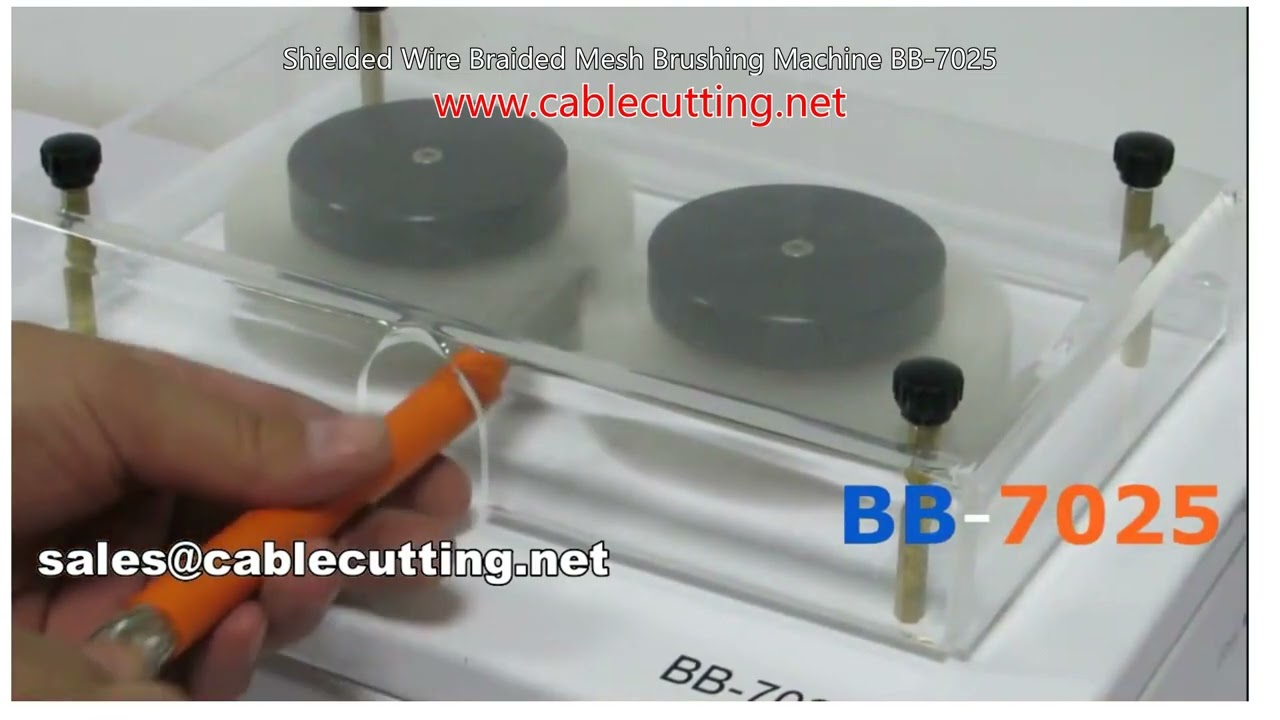 Shielded Wire Braided Mesh Brushing Machine BB-70-25