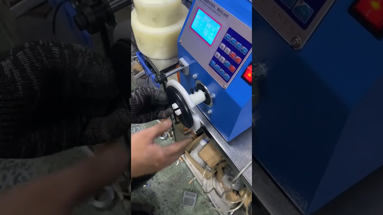 Handheld Single Spindle Winding Machine for Data Cables #factory #machine