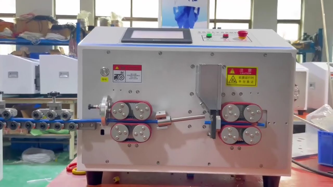 Fully Electric BV 25 Square Wire Cutting Machine Working Real Shot Video
