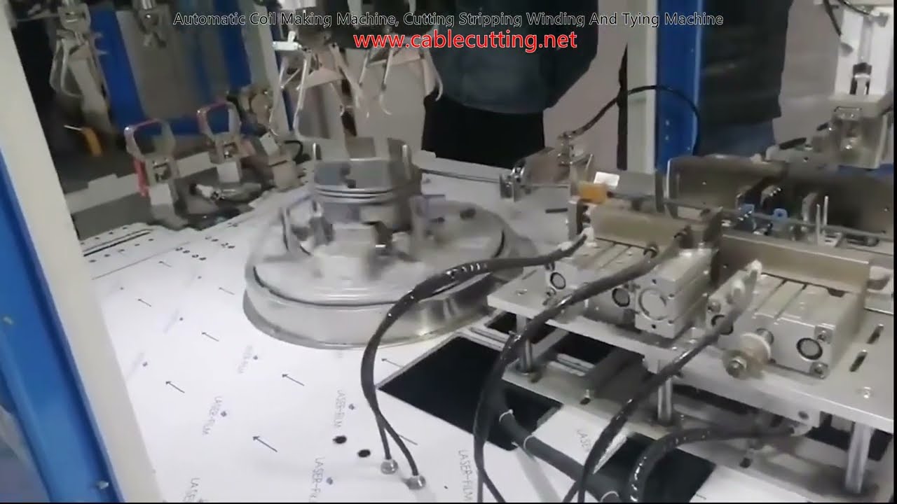 Automatic Coil Making Machine, Cutting Stripping Winding And Tying Machine