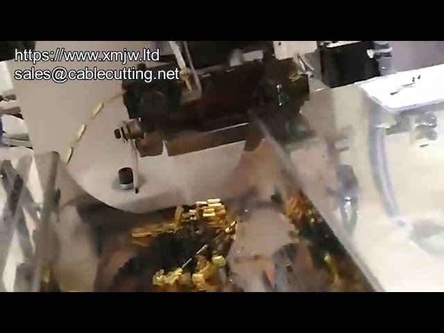 Automatic Cable Stripping And Crimping Loose Machine Terminal Vibration Plate Terminal Crimping Mach