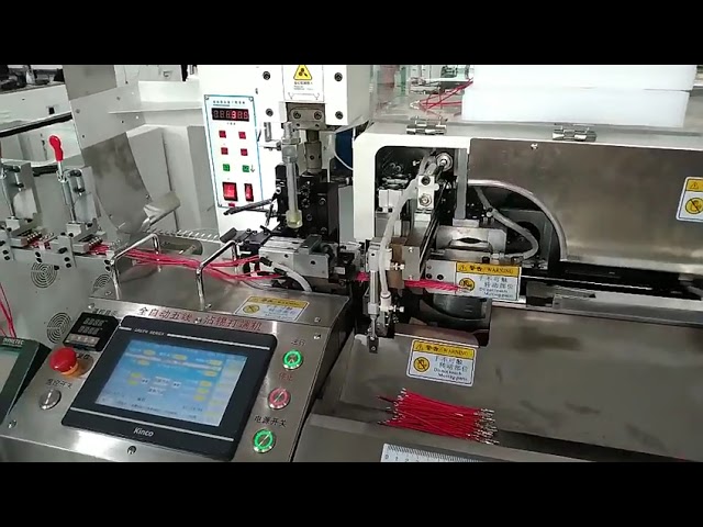 Automatic 5 Wire Terminal Machine   AWG#32 16 Cable Stripping, Crimping & Tinning 110V220V