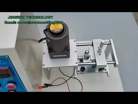 Fully automatic automobile wire harness wear tester insulated high voltage cable jacket wire scrapin