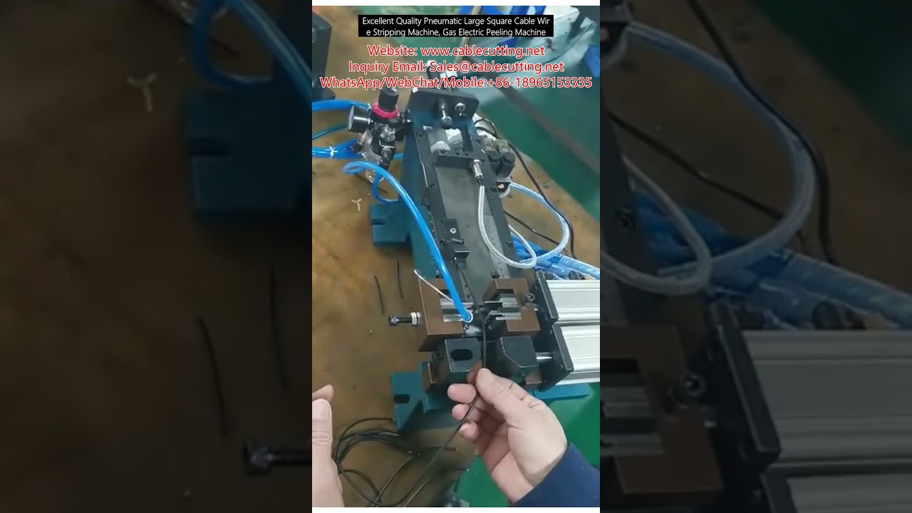 Excellent Quality Pneumatic Large Square Cable Wire Stripping Machine, Gas Electric Peeling Machine