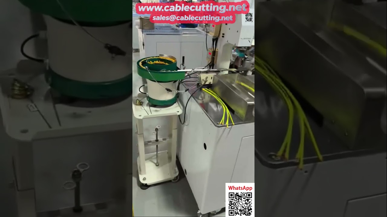 Prensa de crimpado automática doble cabeza para terminales preaislados AWG14-26