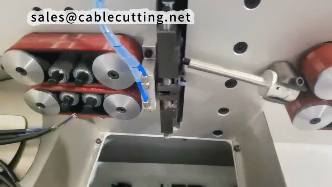 Large Gauge Wire Cutting and InnerOuter Stripping Machine