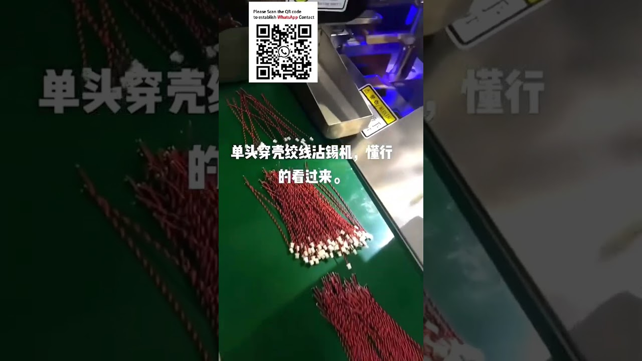 Fully Automatic Wire Processing Double End Crimping, Housing Insertion & TwistingTinning