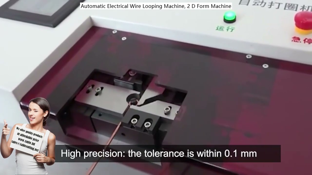 Automatic Electrical Wire Looping Machine, 2 D Form Machine