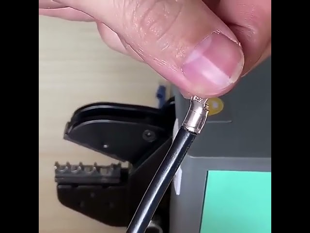 Pneumatic Terminal Crimping Machine   Tubular YPre Insulated O Type Terminal Crimper