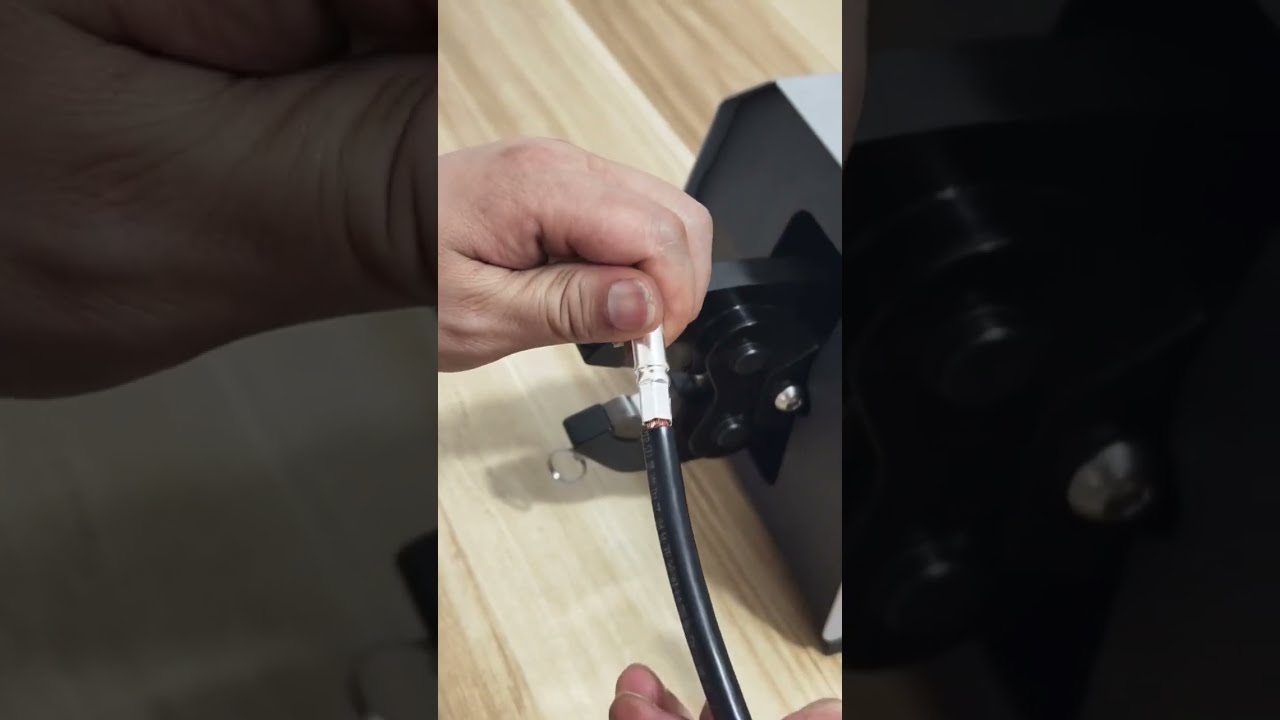 120L Pneumatic Wire Crimper Hexagonal Crimp for New Energy Connectors #factory #machine