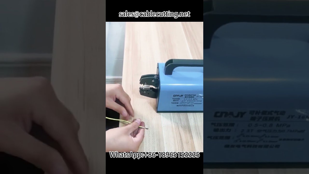 Customised inserted spring terminal crimping machine for 2 8 6 3 inserted spring