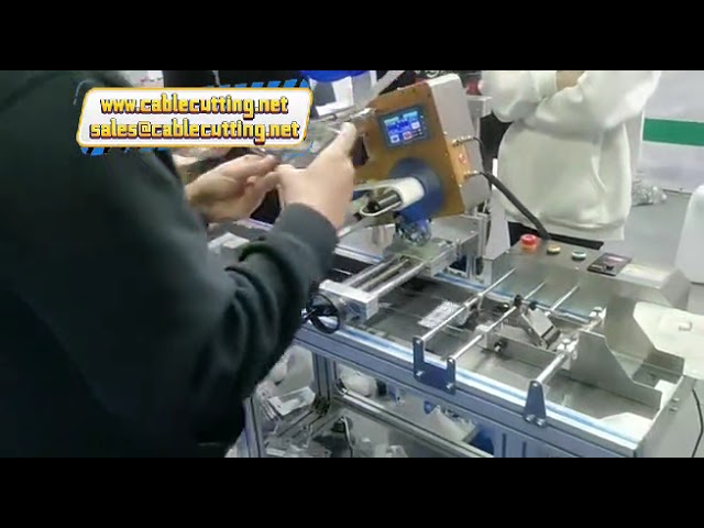 box carton card barcode self adhesive all in one flat labeling machine