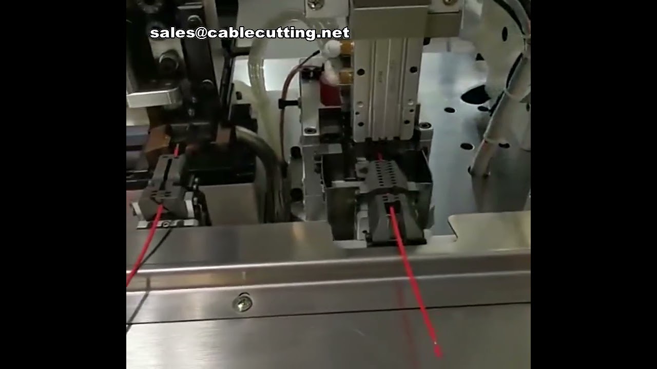 Fully Automatic Multi Function Wearing And Drying Heat Shrinkable Tube Cable Terminal Crimping Machi