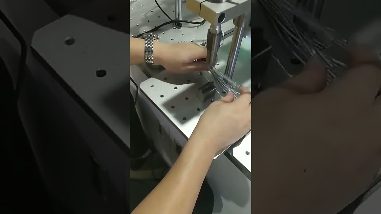 PVC Tube Ultrasonic WeldingSoldering Machine for Terminal #factory #machine