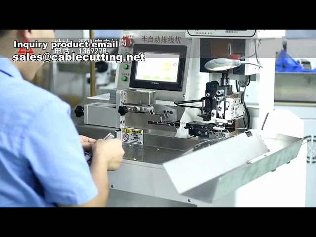 Semi Automatic Terminal Crimping Machine,Multi core Cable Stripping Terminal Crimping,Cable Crimping