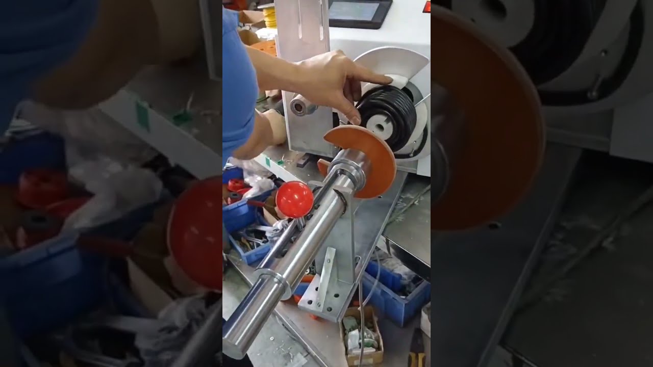 Wire Harness HeadTail Retention Automatic Traversing Coiling Machine #machine #automobile #diy