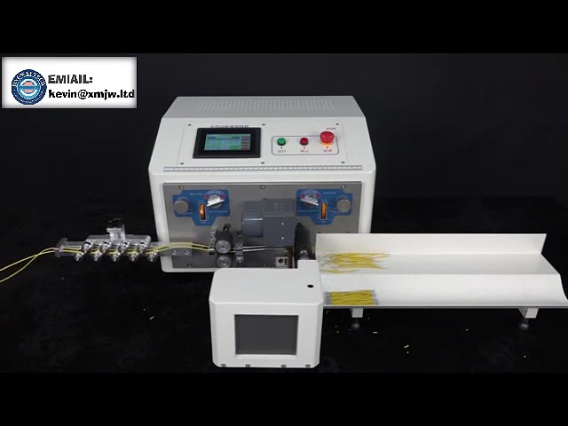 ST 806N Computer automaticwire stripper Double wires cut and strip machine with strands twist for 0