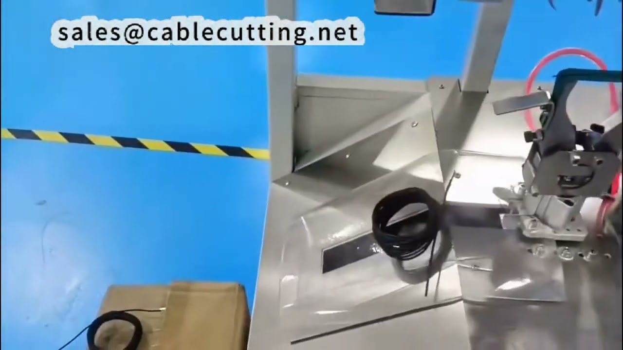 Servo Controlled Automatic Round Wire Winding and Tying Machine Precise Coils