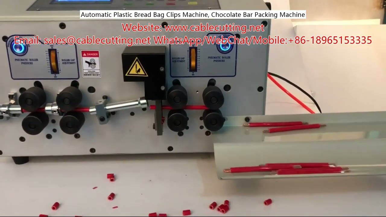 Automatic Plastic Bread Bag Clips Machine, Chocolate Bar Packing Machine