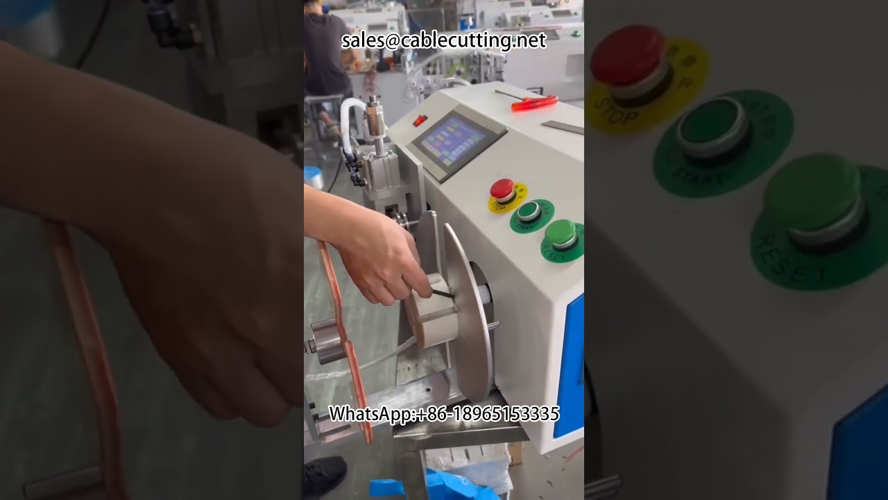 #wire and cable #wire winding machine #metre counting and row position cutting winding and tying int