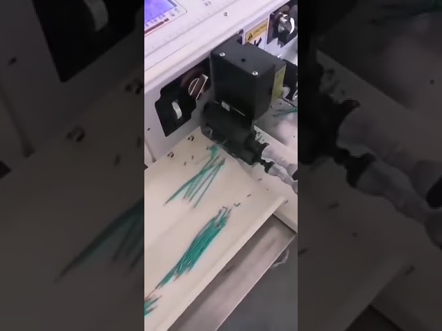 Wire Cutting & Stripping Machine   Automatic Wire Stripper, Electric Small Peeling Machine #factory