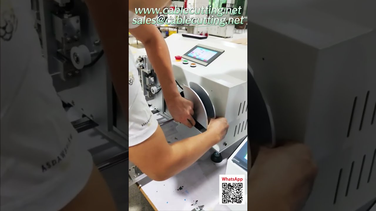 Servo Controlled Cable Cutter with 0 01mm Precision for 1 15mm Wires